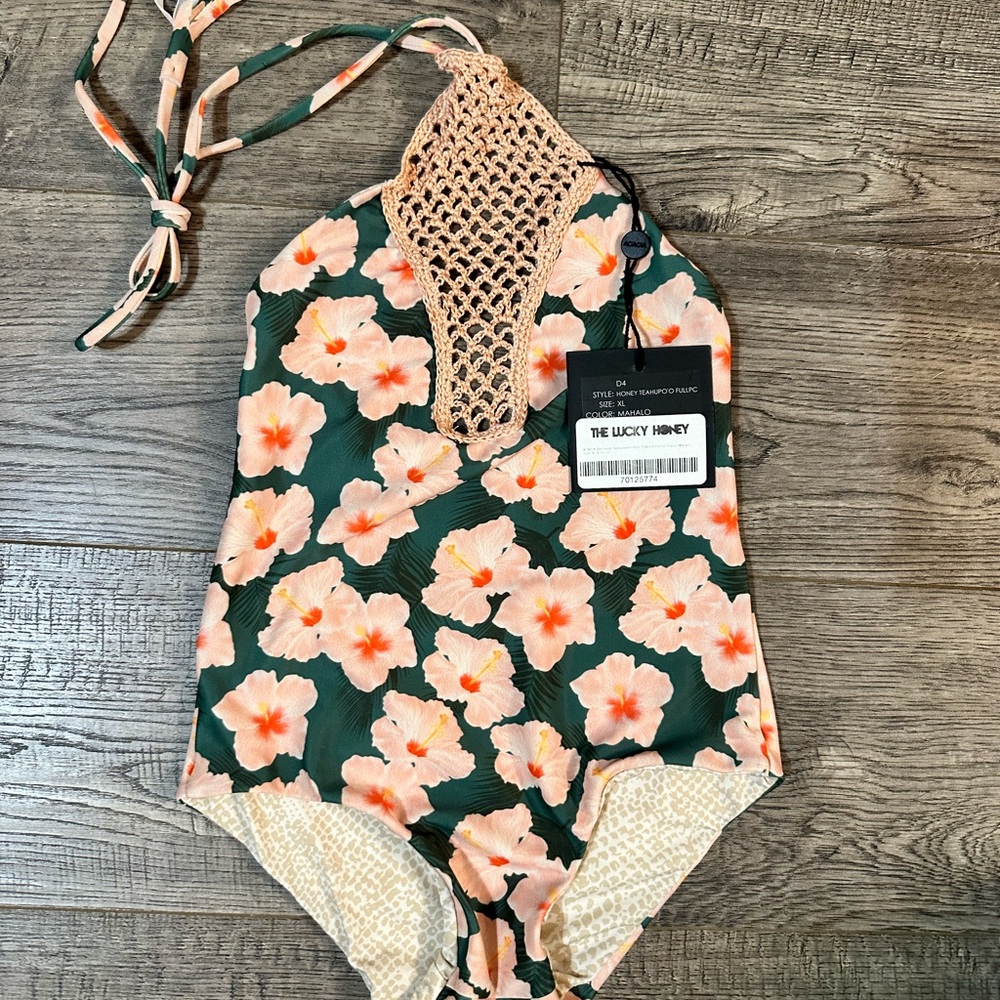 Honey Girls XL Acacia Swimsuit brand new with tags